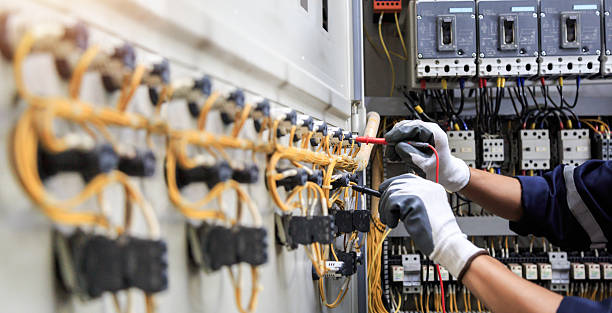 Professional Electrician technician working in Hobart, WI